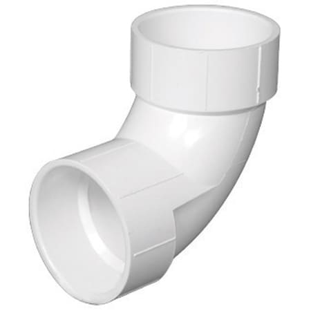Charlotte Pipe And Foundry Charlotte Pipe Schedule 40 1-1/2 in. Hub X 1-1/2 in. D Hub PVC 90 Degree Elbow 1 pk PVC003000800